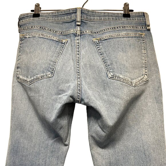 RAG & BONE Women's jeans, size 28, Dre Low-Rise Slim Boyfriend, light blue - Picture 5 of 15